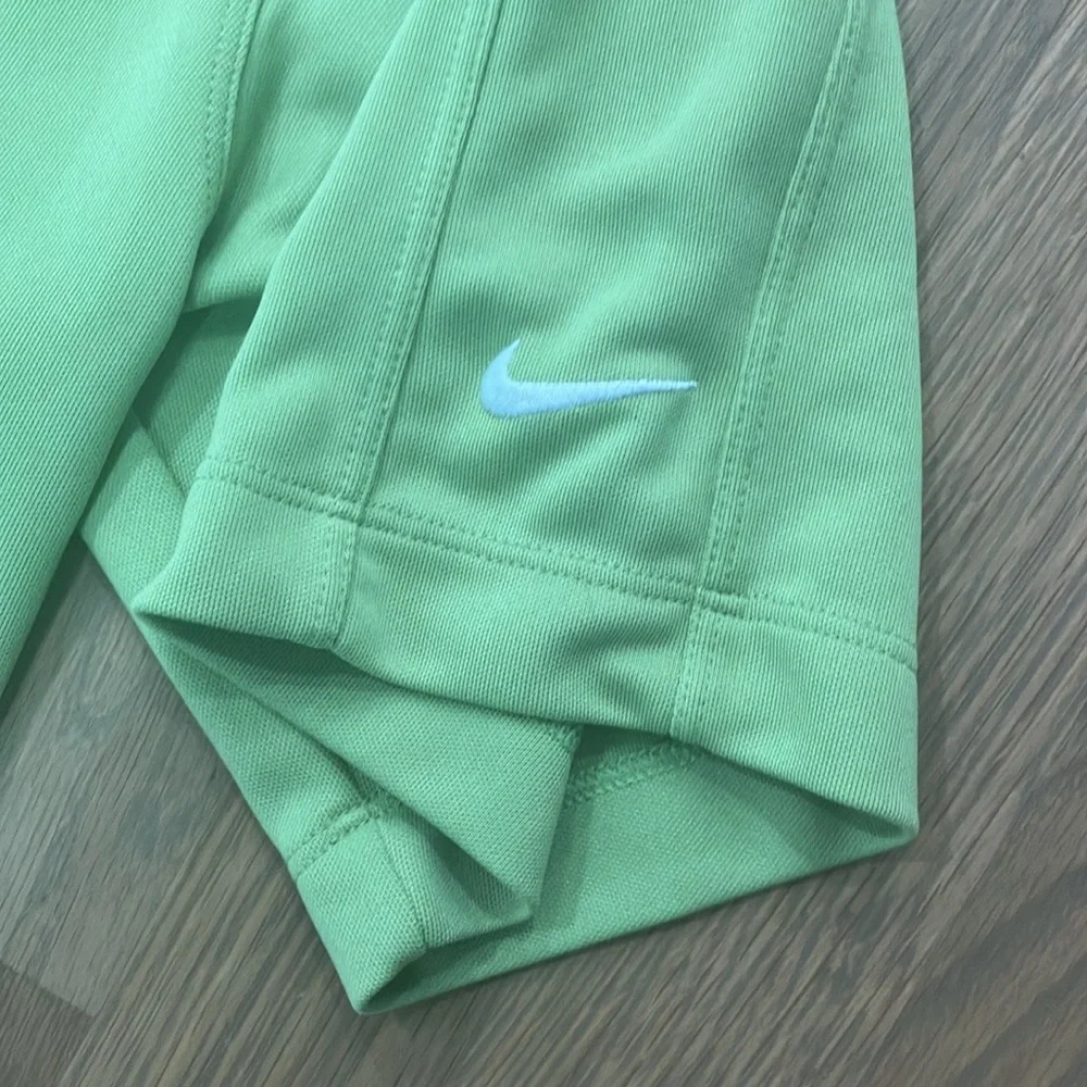 Nike Golf Men’s Lime Green Dri-Fit Polo Polyester Short Sleeve Shirt Top